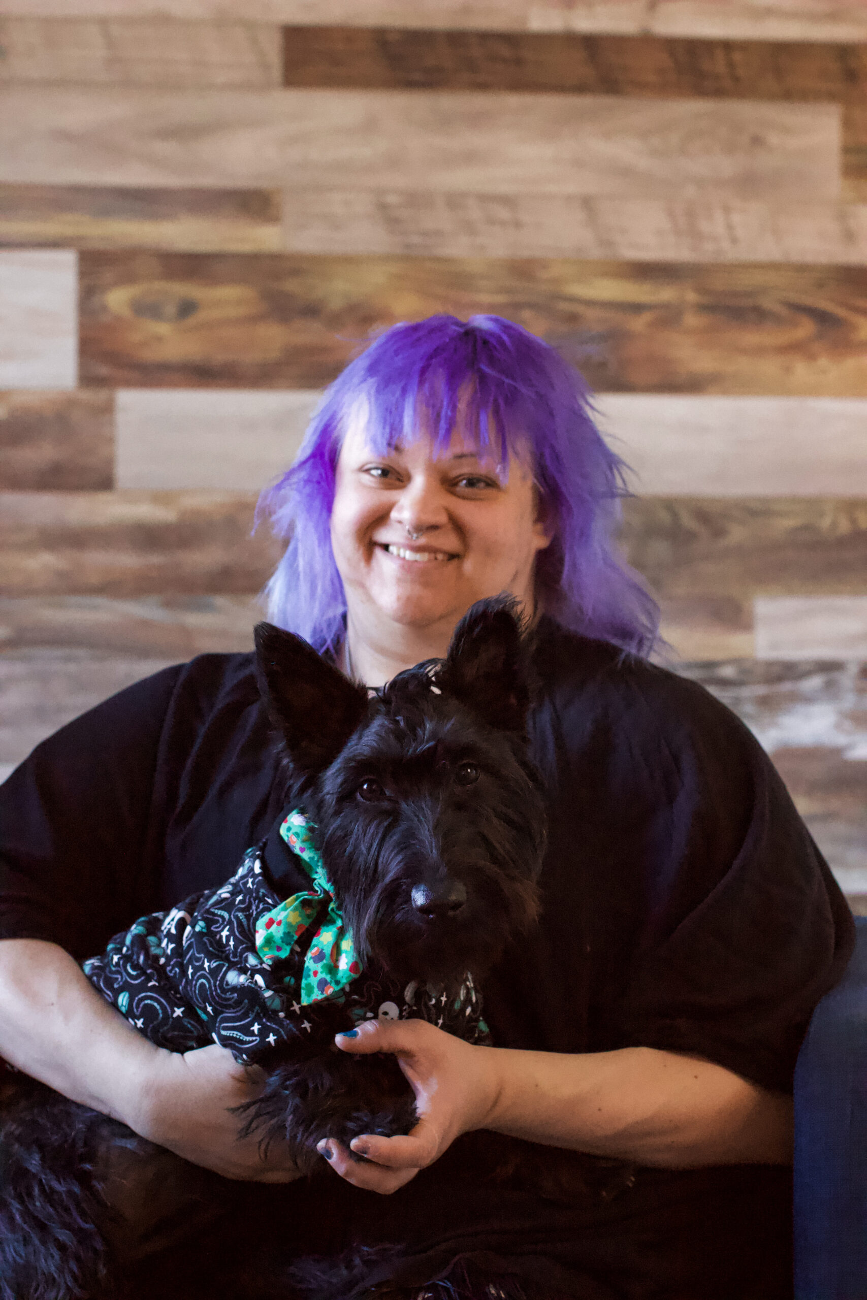 Miliana, Dog Therapist at Unified Family Therapy and her owner/therapist Marissa Andrade, CSW